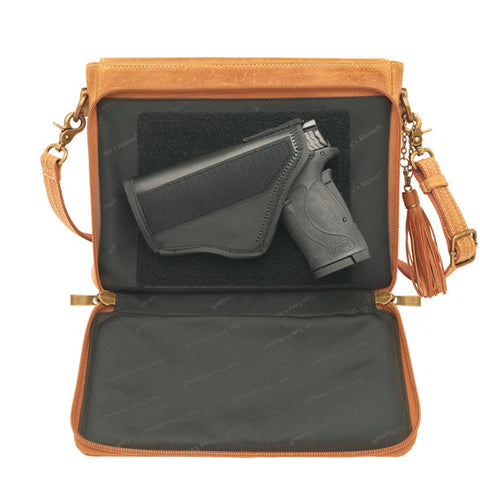 Clutch Concealed Carry Purse Distressed Buffalo GTM-CZY/22 - GTMoriginals