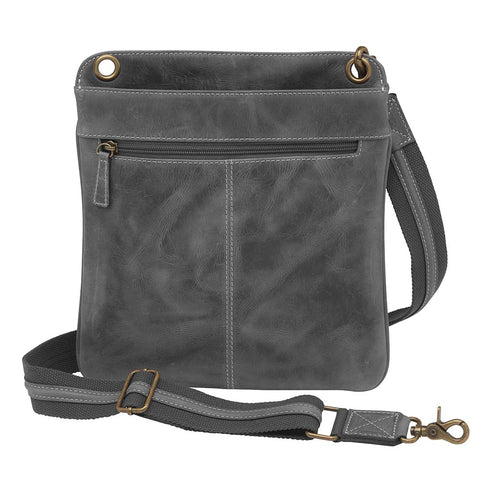 Step up your carry game with this understated, stylish gray distressed buffalo leather purse. Soft to the touch but tough in design, it molds to your lifestyle and grows more distinctive with every use. Designed for quick-draw pros who want a clean look without sacrificing function.