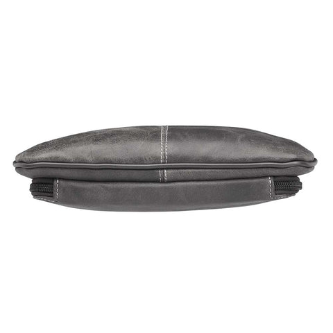 Step up your carry game with this understated, stylish gray distressed buffalo leather purse. Soft to the touch but tough in design, it molds to your lifestyle and grows more distinctive with every use. Designed for quick-draw pros who want a clean look without sacrificing function.