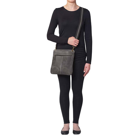 Step up your carry game with this understated, stylish gray distressed buffalo leather purse. Soft to the touch but tough in design, it molds to your lifestyle and grows more distinctive with every use. Designed for quick-draw pros who want a clean look without sacrificing function.