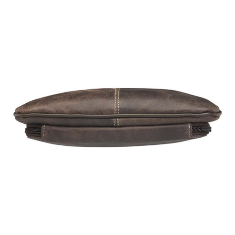Crossbody Flat Sac Concealed Carry Purse — Rugged Brown Vintage Leather

Rock that classic vintage vibe with this distressed full grain buffalo leather crossbody purse. The rich brown leather ages like fine wine — softening and gaining character with every wear and tear. Built tough and lightweight, it’s made for both left and right-handed carriers who need stealth and speed.