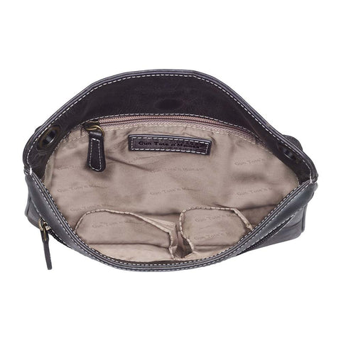 Crossbody Flat Sac Concealed Carry Purse — Rugged Brown Vintage Leather

Rock that classic vintage vibe with this distressed full grain buffalo leather crossbody purse. The rich brown leather ages like fine wine — softening and gaining character with every wear and tear. Built tough and lightweight, it’s made for both left and right-handed carriers who need stealth and speed.