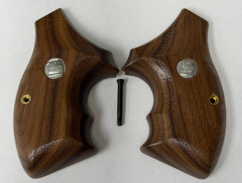 Compact, American Walnut Grips with Medallion