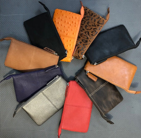 tons of options for Compact RFID pouch for secure everyday carry with zipper closure, multiple card slots, and anti-theft RFID blocking technology, ideal for storing essentials like cards and cash.