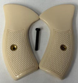Ivory-Style Checkered Grips