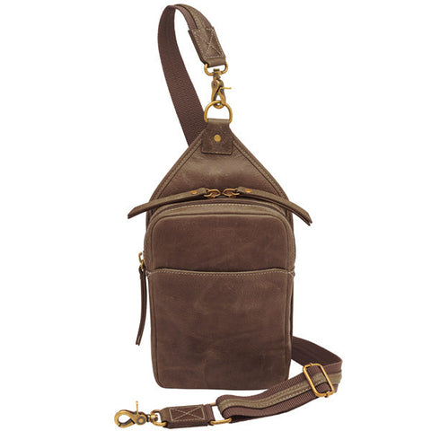 Slingster Minimalist Concealed Carry Sling USA Buffalo Leather GTM-CZY/106 - GTMoriginals